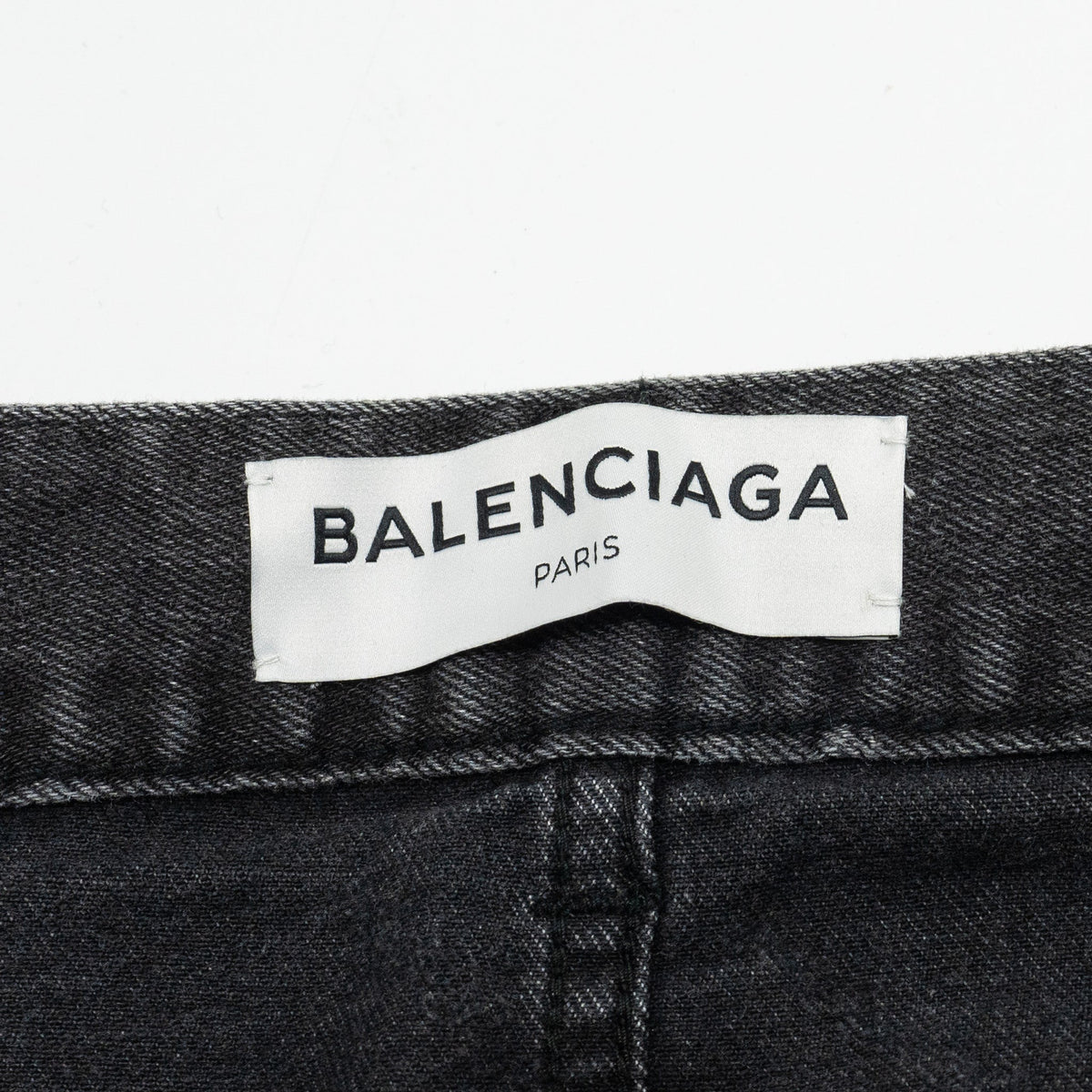 balenciaga Size 26 Denim Jeans Cotton Black