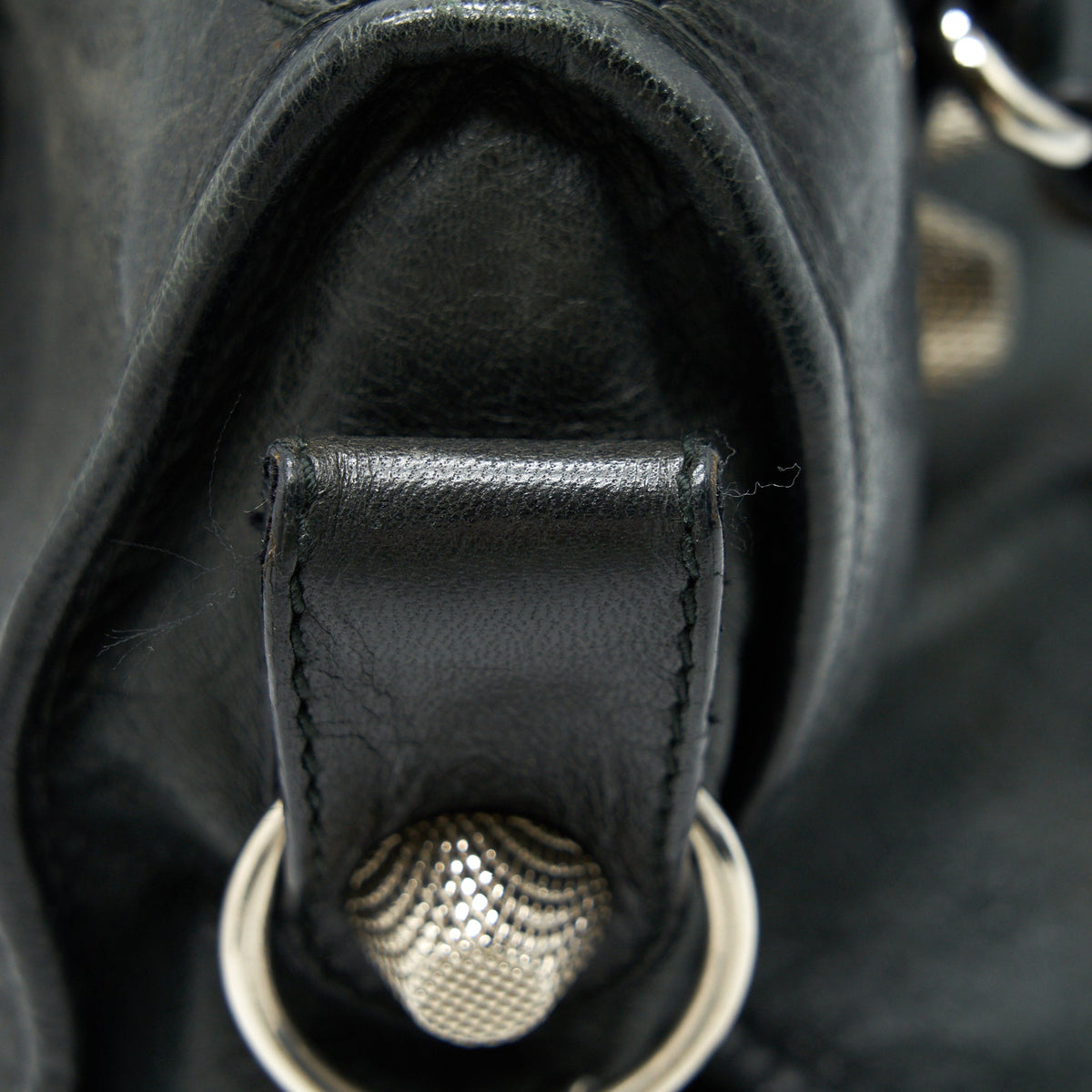 balenciaga Giant City in Black SHW