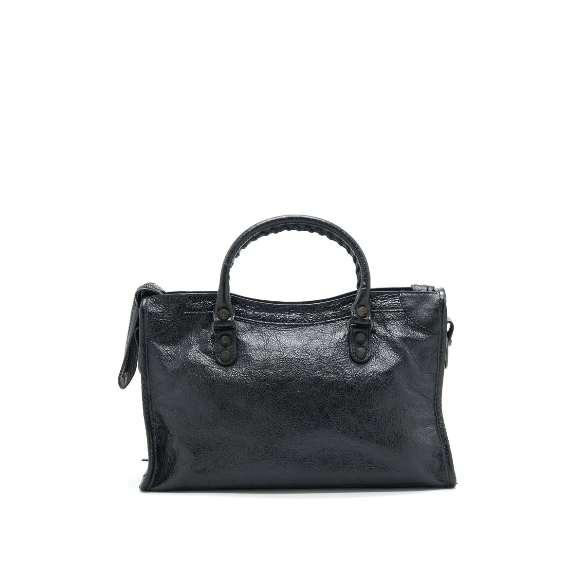 balenciaga Classic City S leather tote black