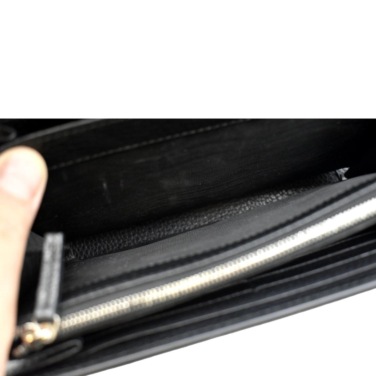GUCCI Dionysus Leather Crossbody Bag Black 401231