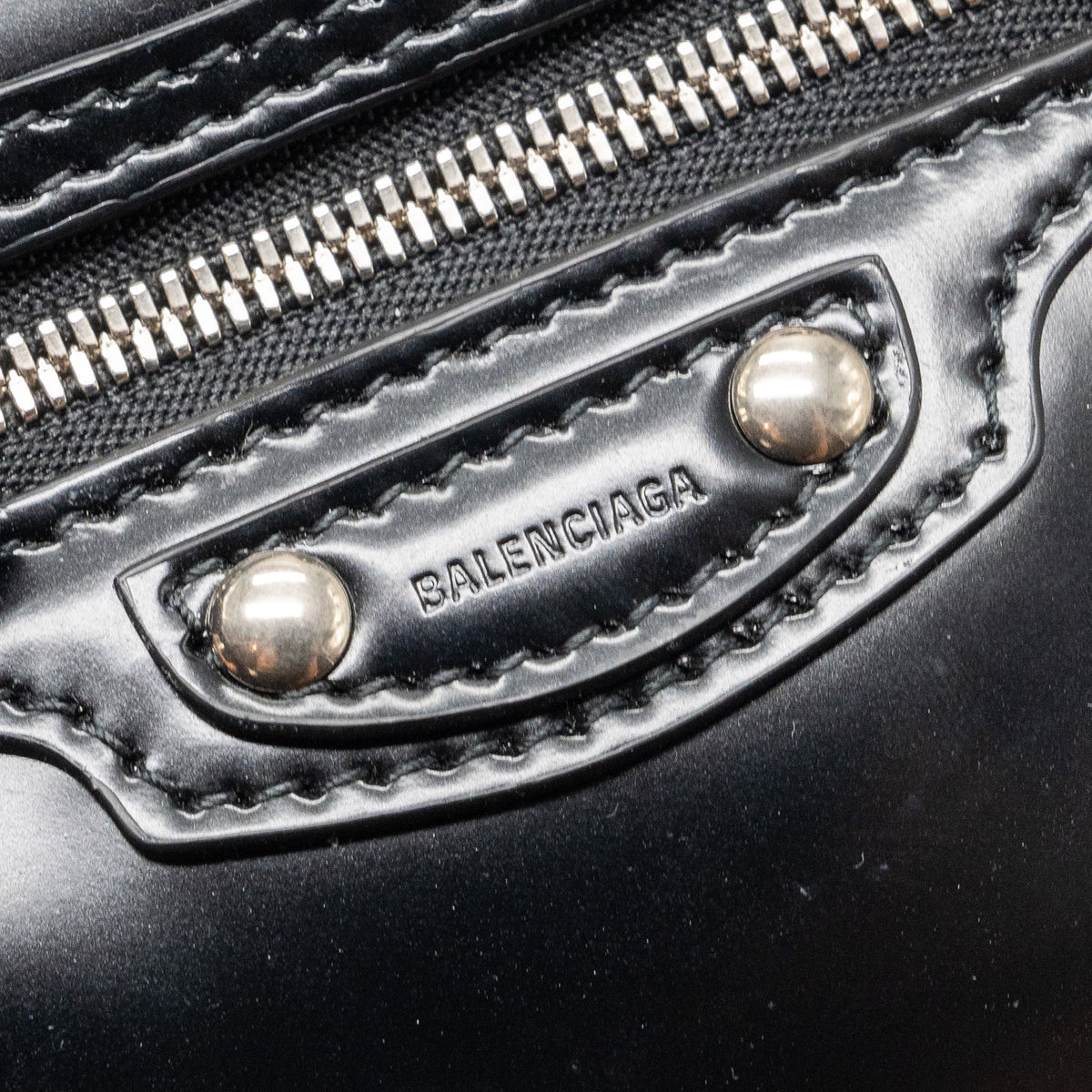balenciaga Neo Classic City Bag Box Calfskin Black SHW