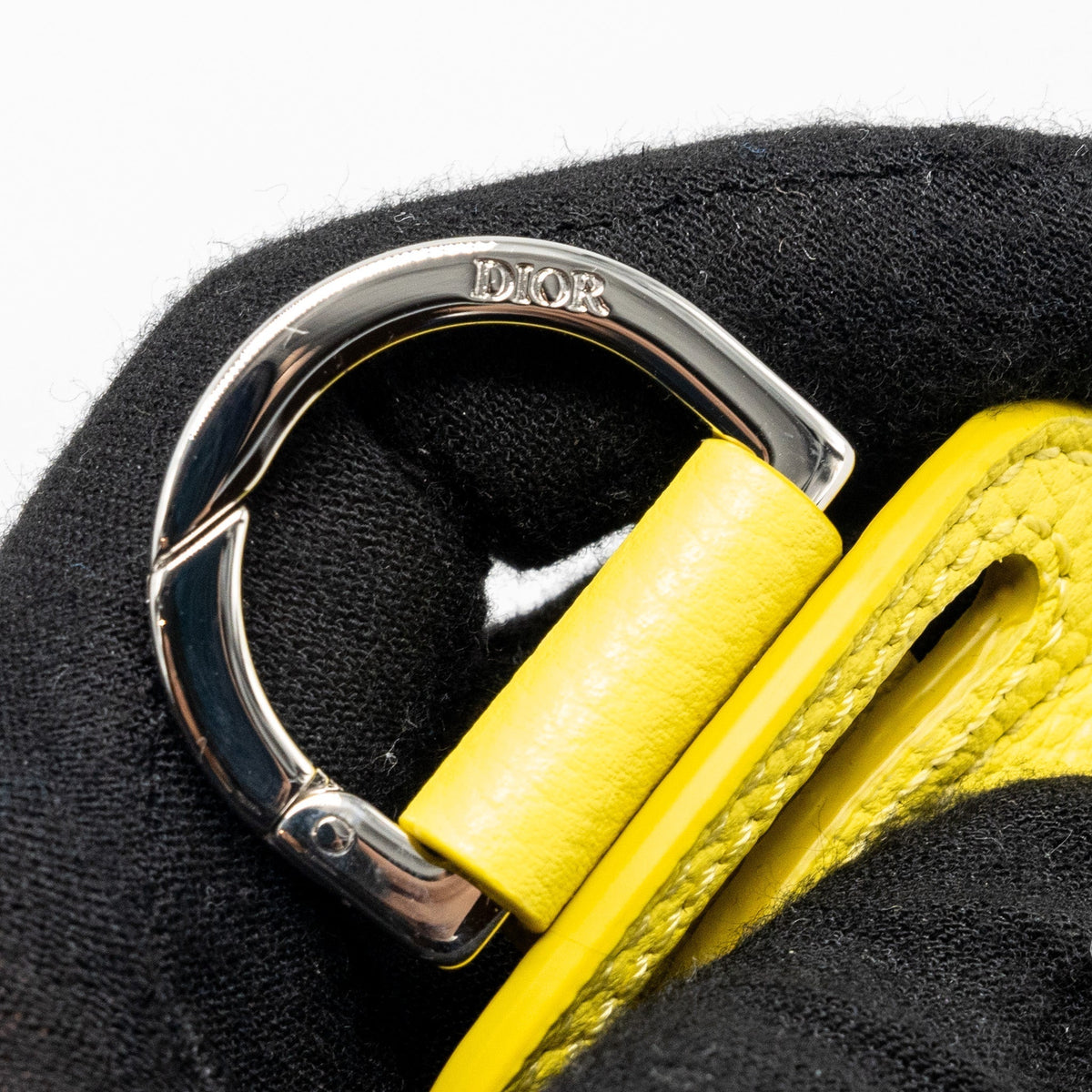 Top quality Dior Saddle Coin Pouch/Bag Charm Yellow