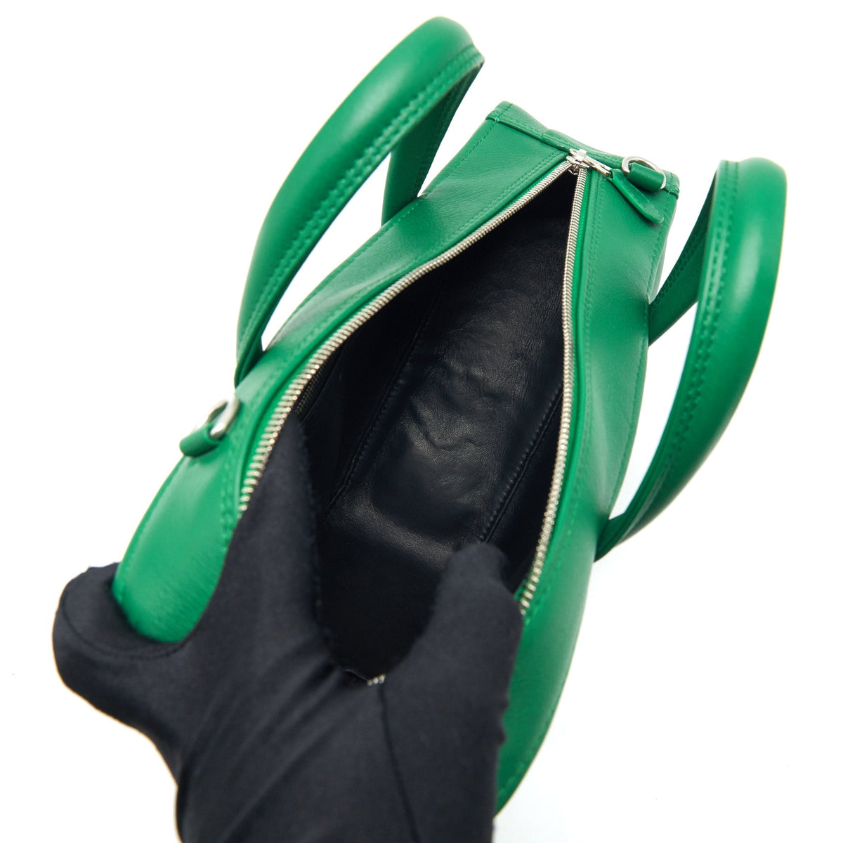 balenciaga Triangle duffle bag green shw