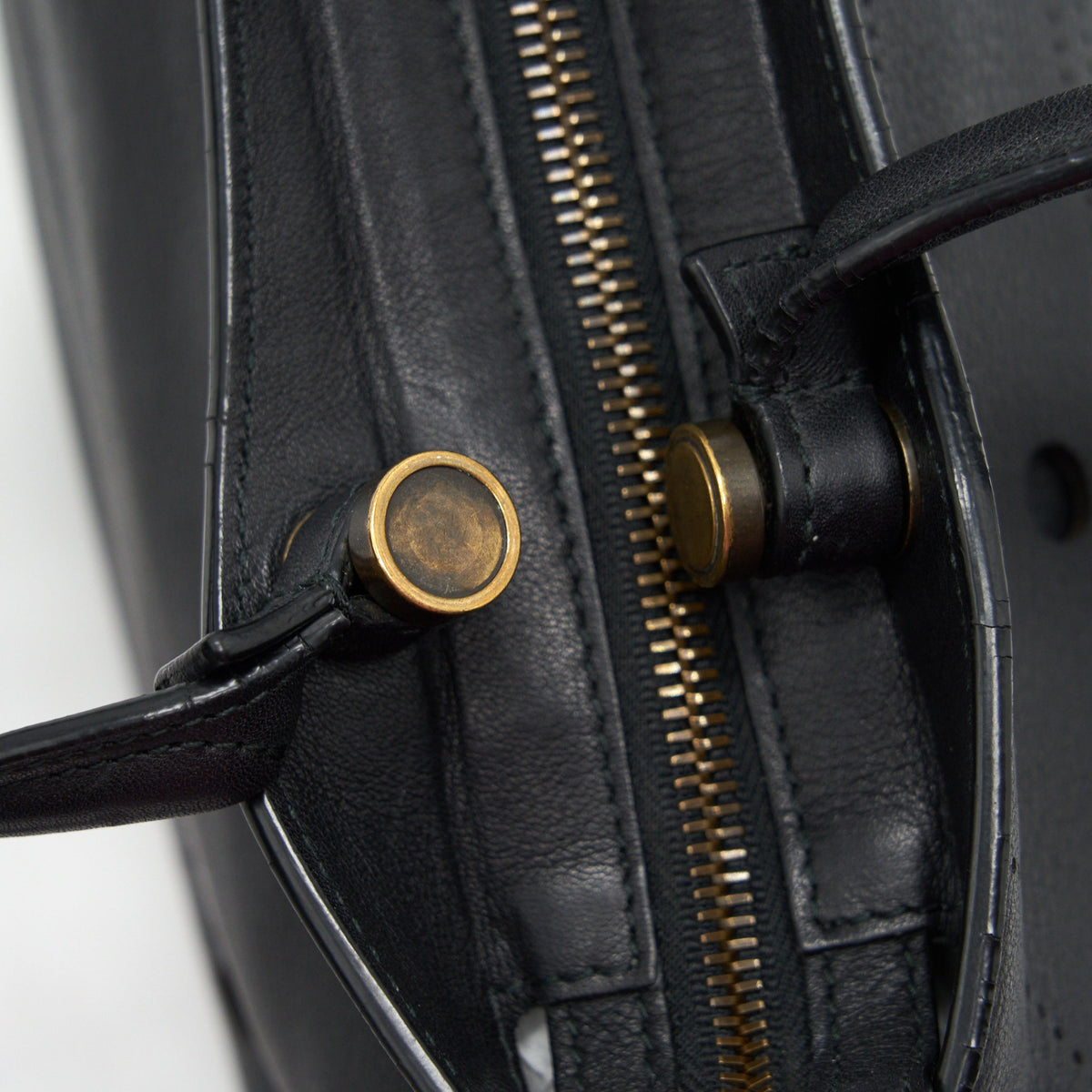 balenciaga Stud Free blackout City Bag