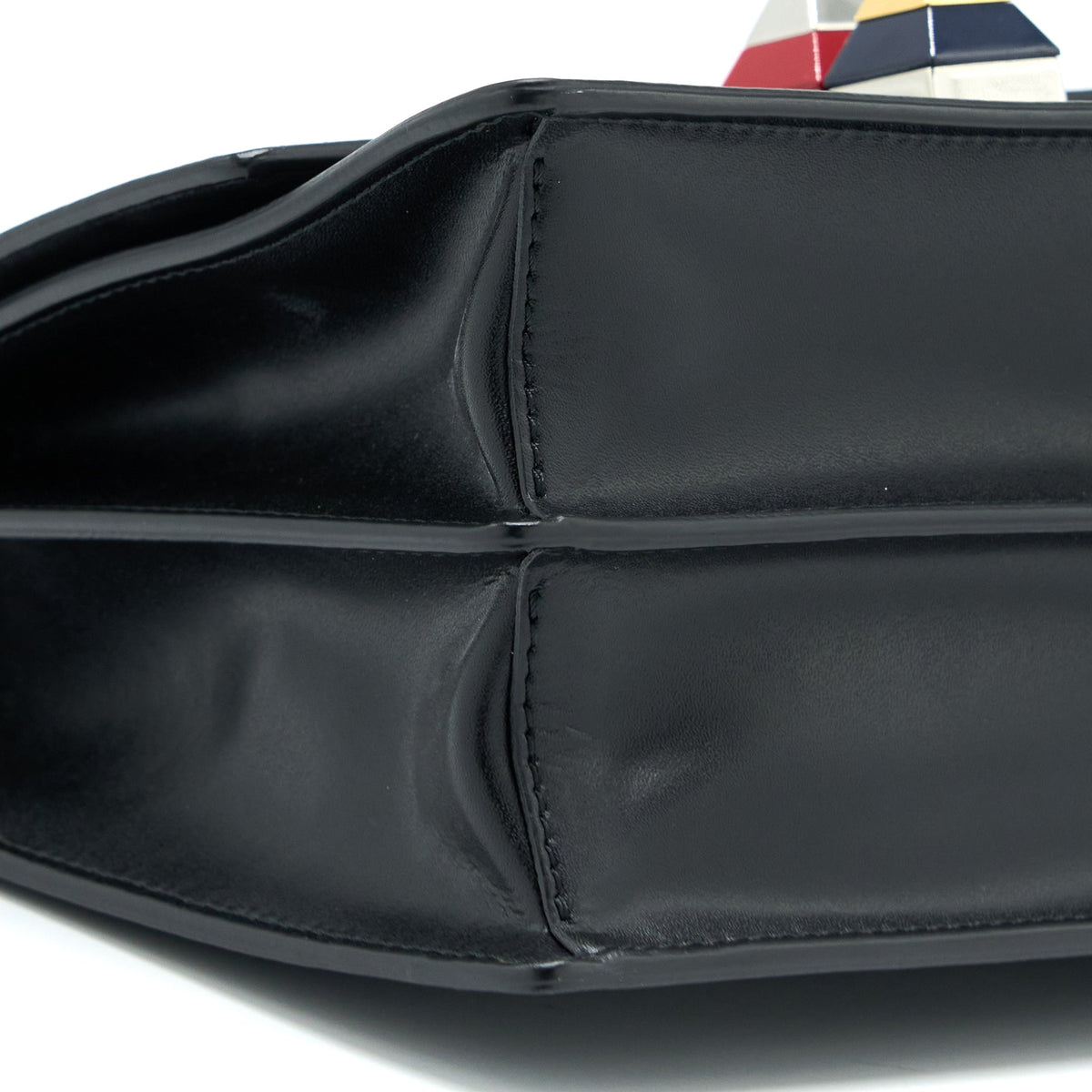 Top quality Fendi Kan I Calfskin Black SHW With An Extra Bag Charm