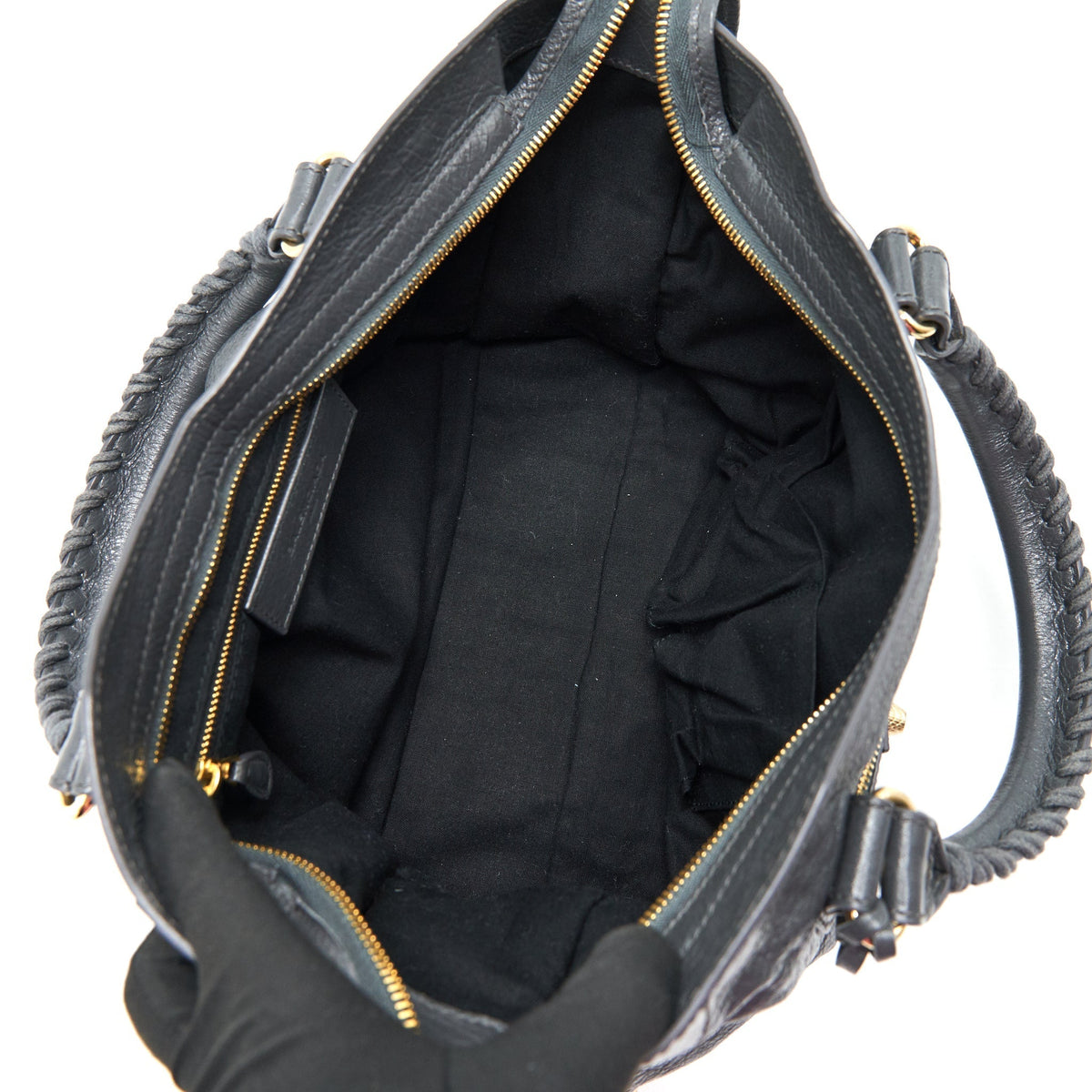 balenciaga GIANT CITY IN DARK GREY GHW