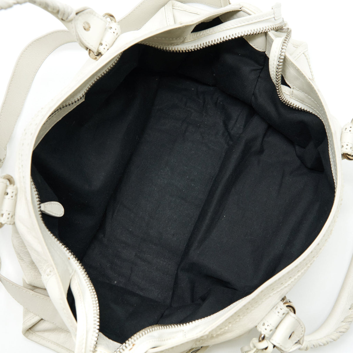 balenciaga Giant City Bag White SHW