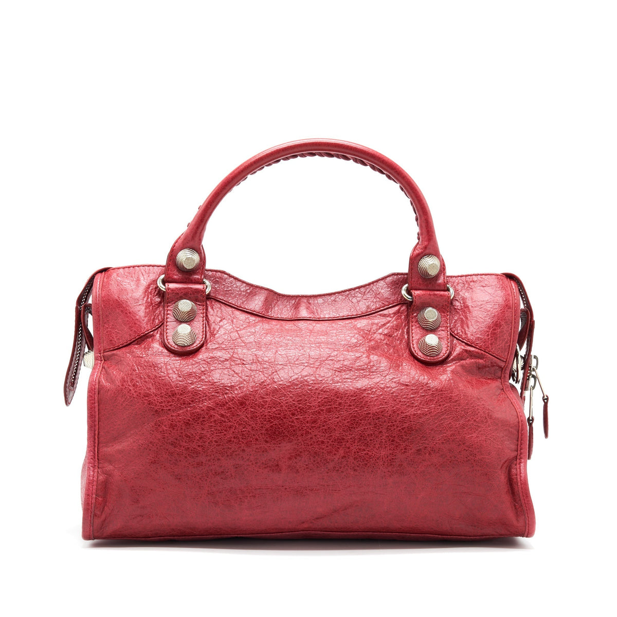 balenciaga GIANT CITY BAG RED SHW