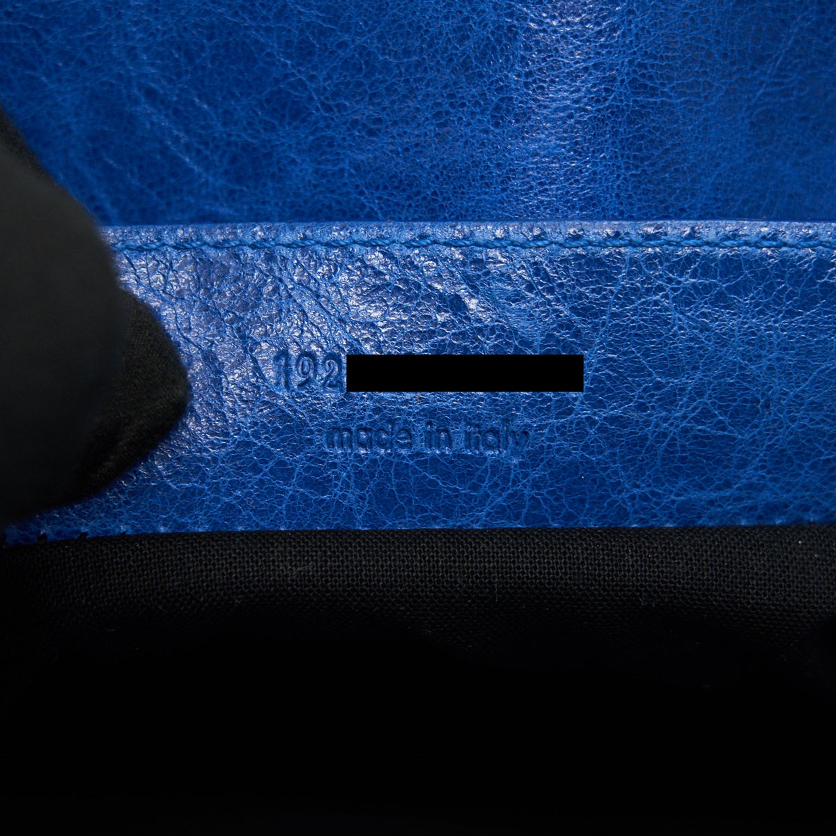 balenciaga Motocross Giant Brief Bag Blue SHW