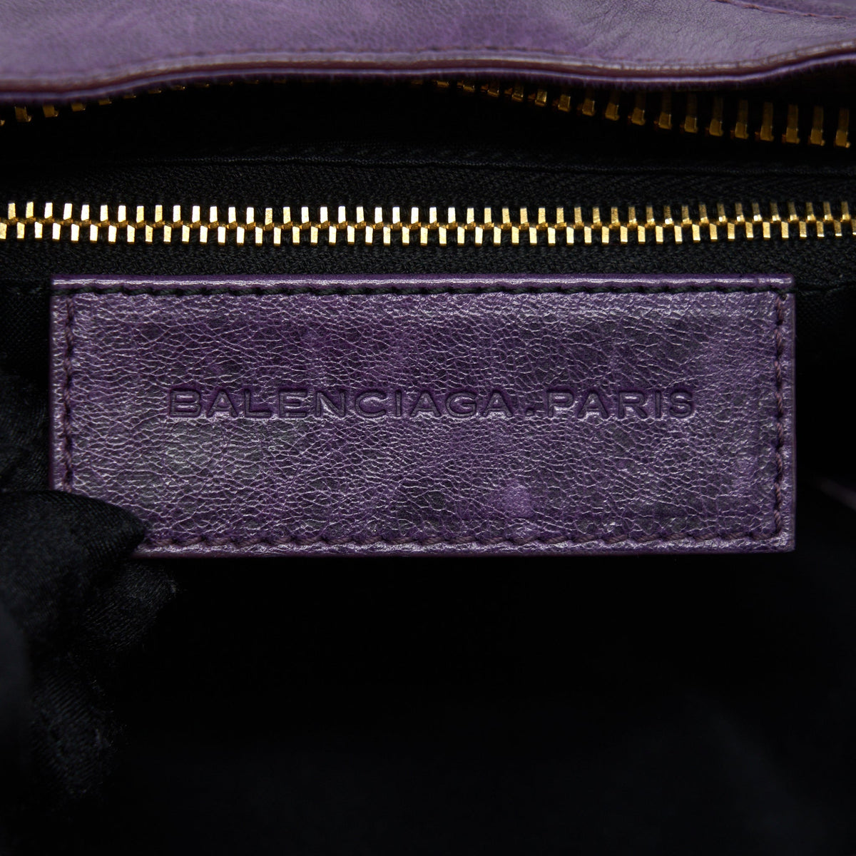 balenciaga Giant City Bag Purple GHW