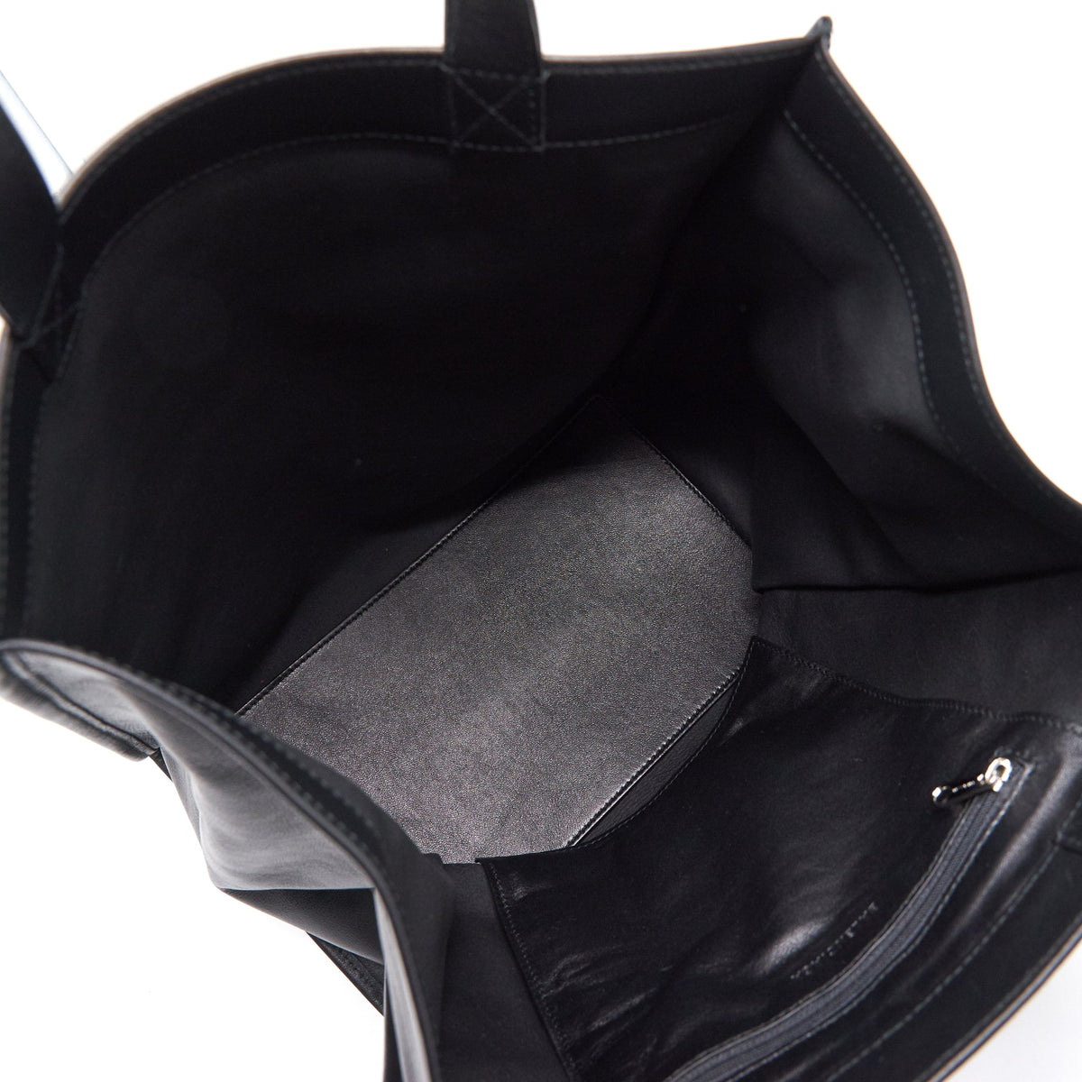 balenciaga Kitten Print Leather Tote Bag