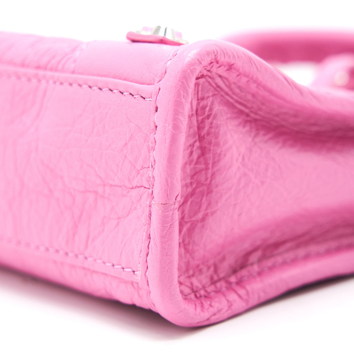 balenciaga Pink Classic Nano City Bag