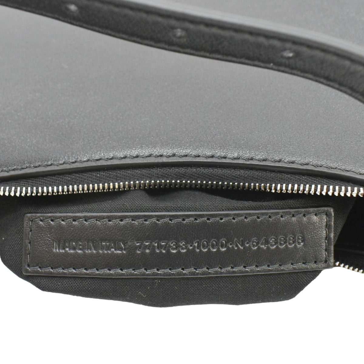 balenciaga Mary Kate Leather Shoulder Bag Black