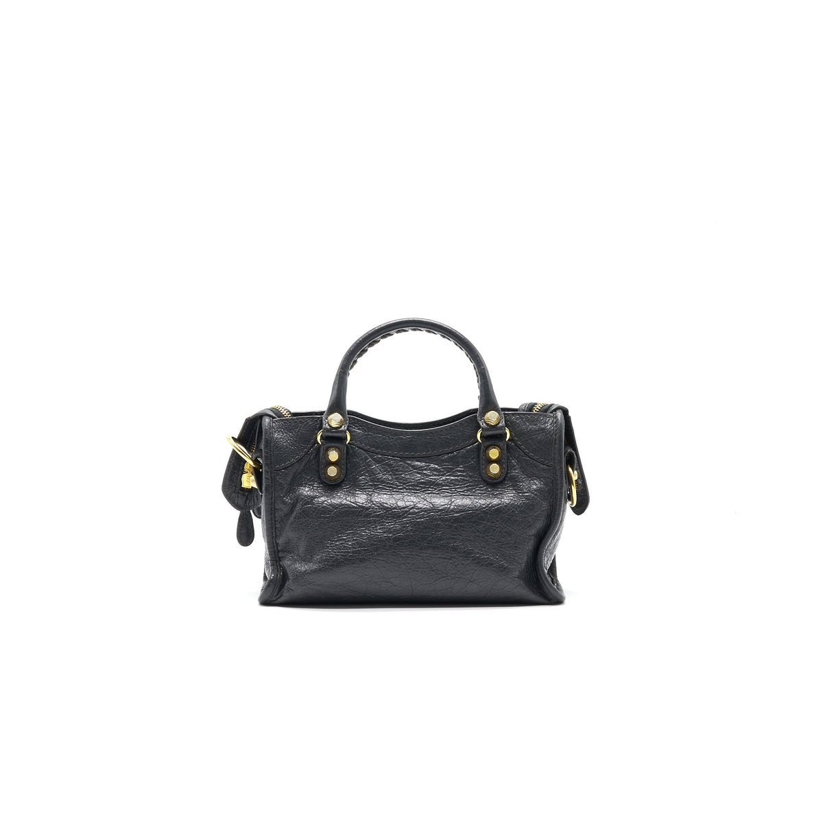 balenciaga Mini City Dark Grey GHW