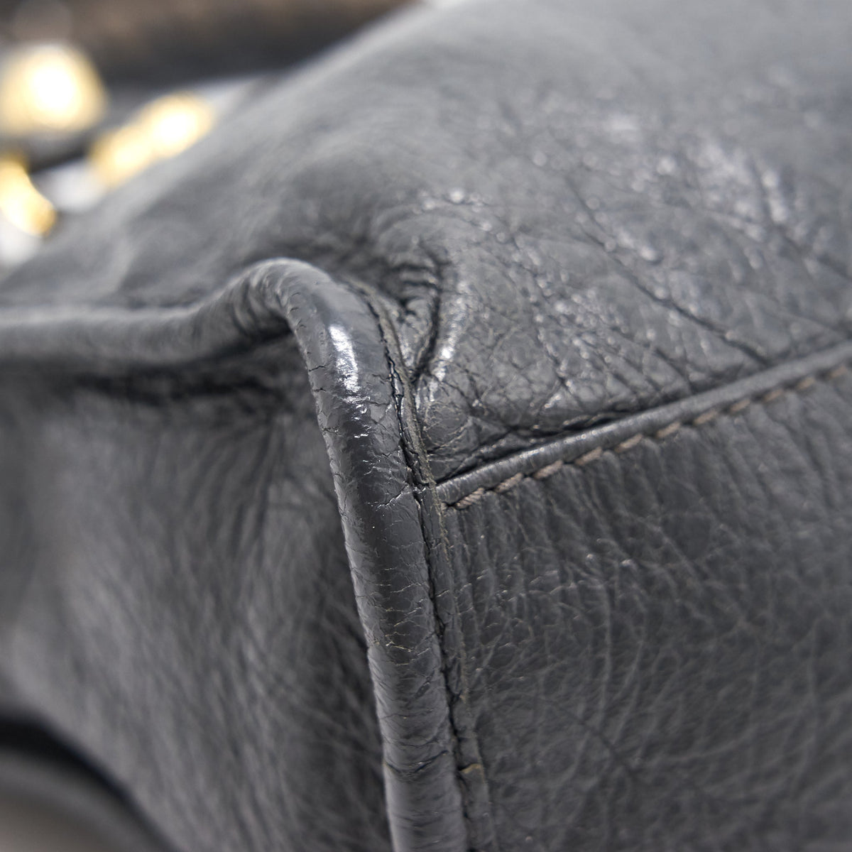 balenciaga Mini City Dark Grey GHW