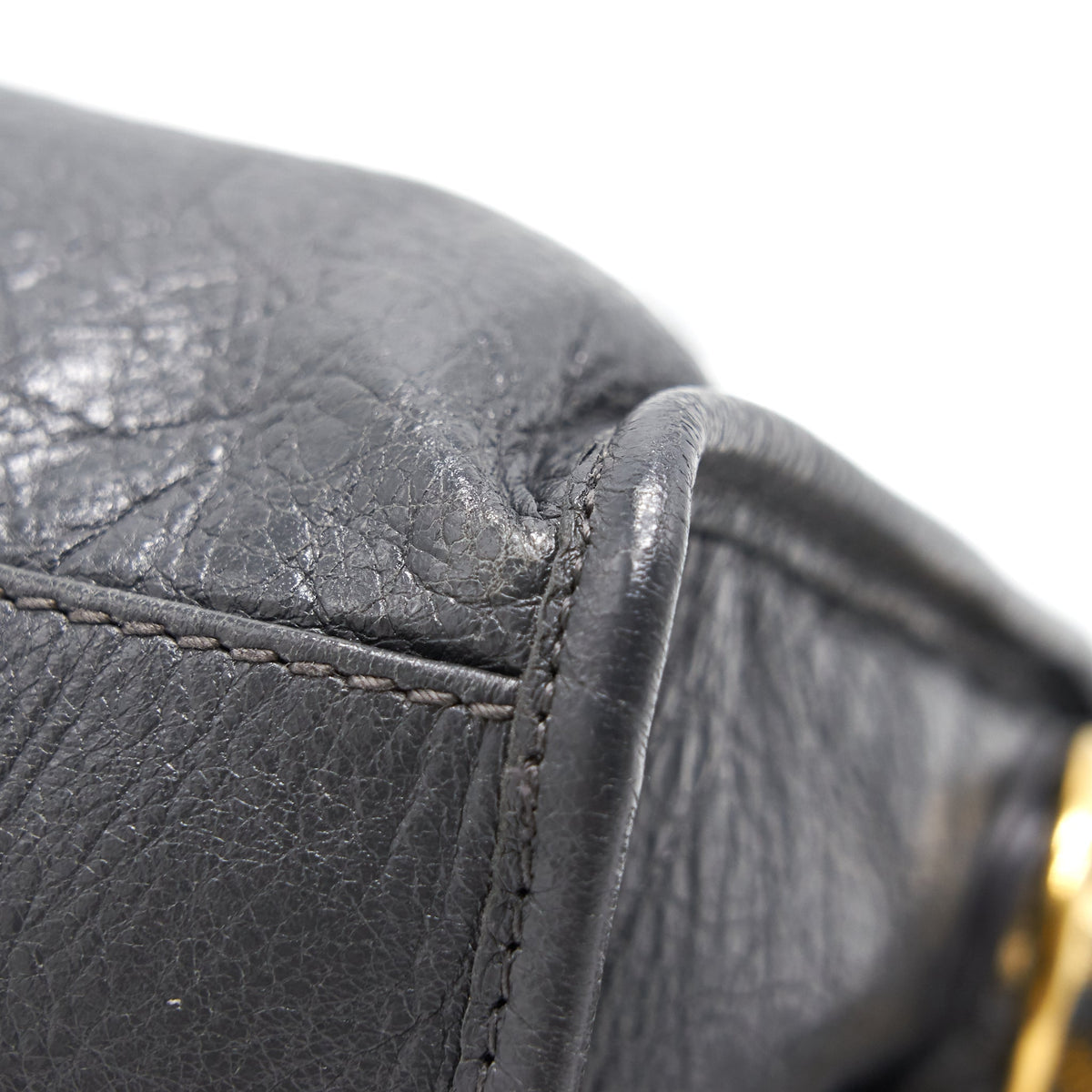 balenciaga Mini City Dark Grey GHW