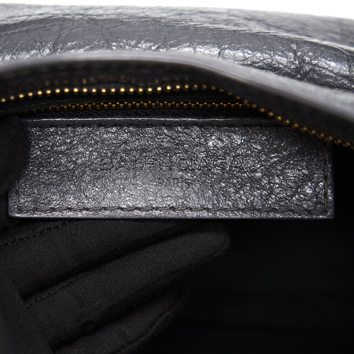 balenciaga Mini City Dark Grey GHW