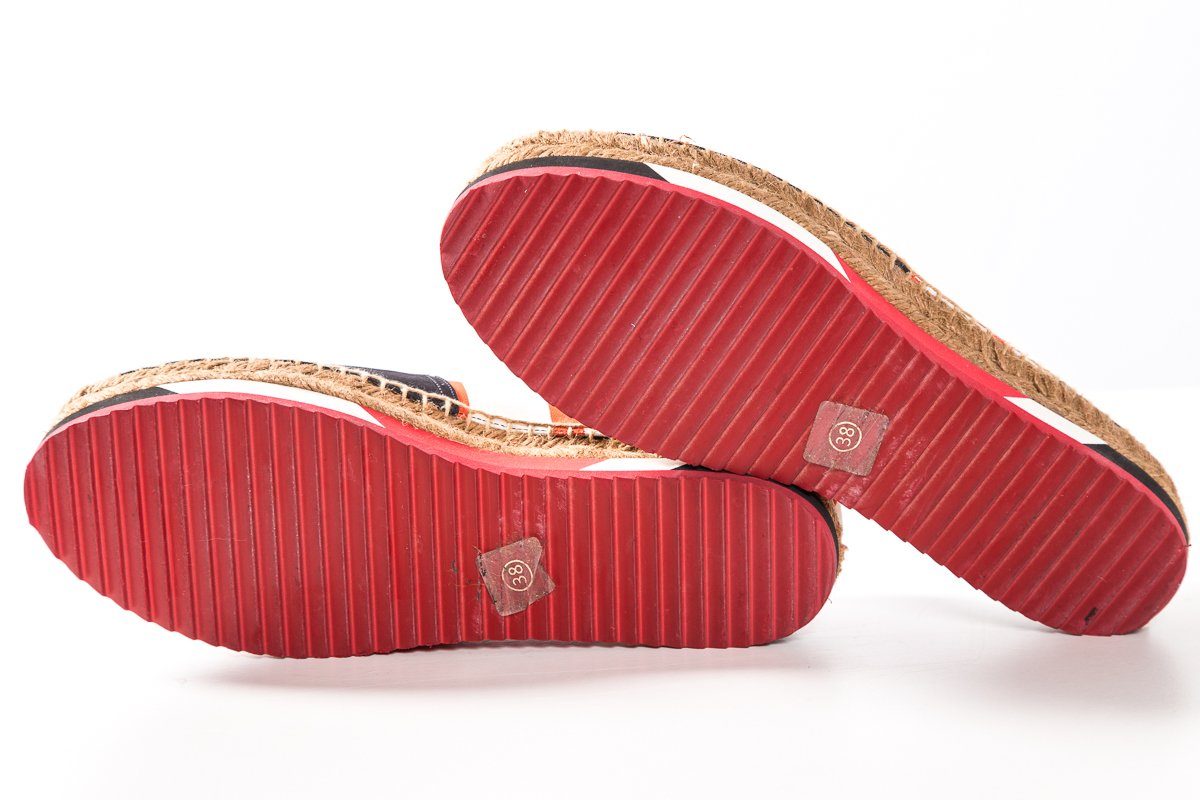 Dolce & Gabbana Multicolored Round Toe Espadrille SZ 38