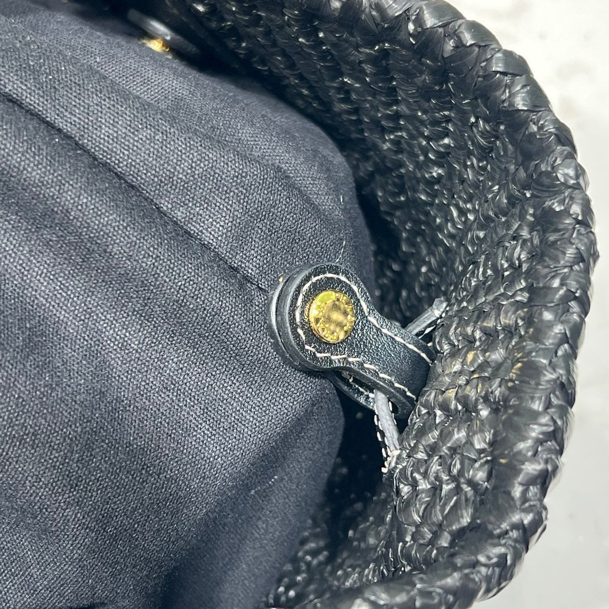 PD RAFFIA CROCHET BAG