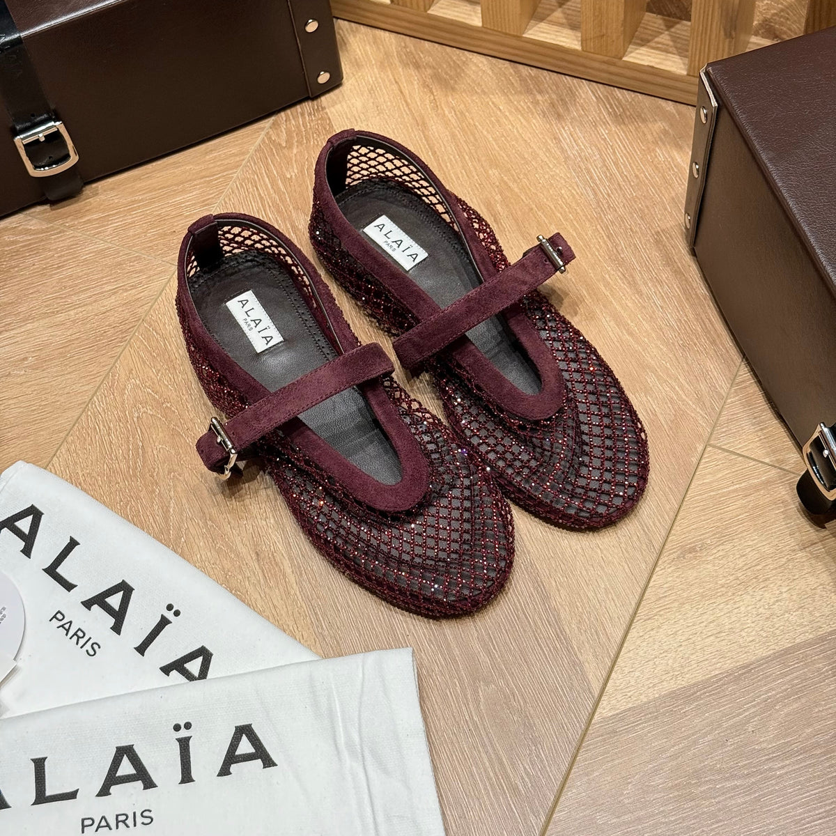 ALAIA BALLET FLATS