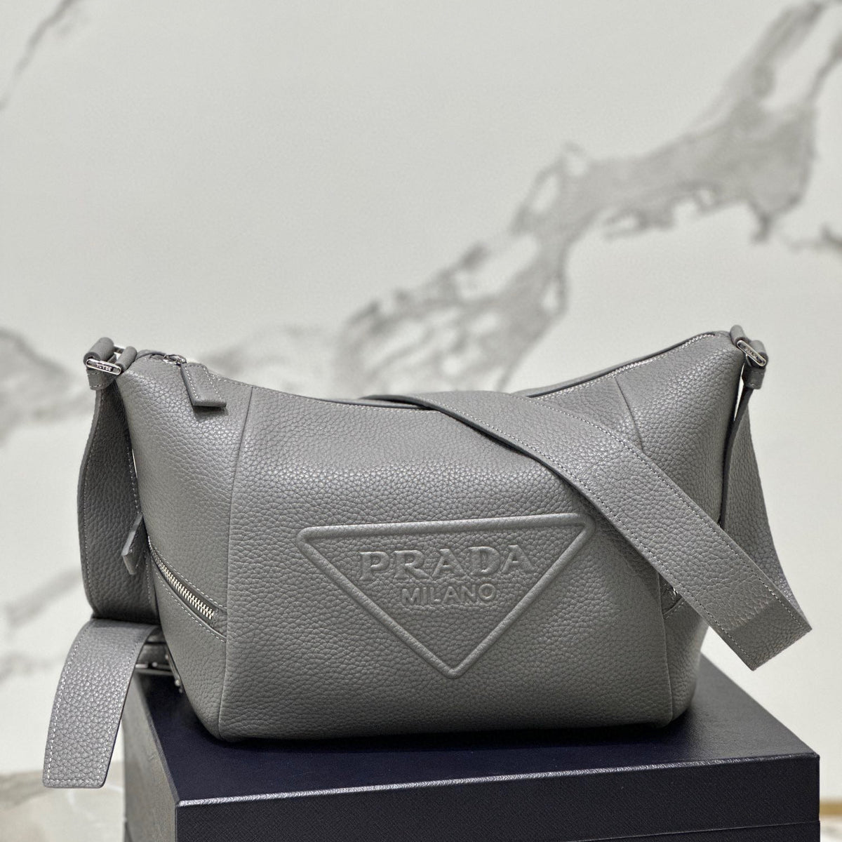 PD LEATHER BAG WITH SHOULDER STRAP