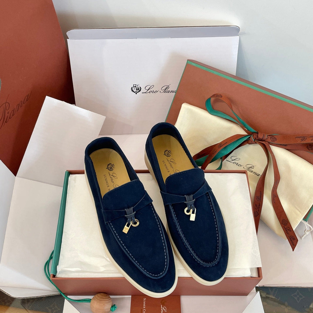 LORO P SUMMER CHARMS LOAFERS