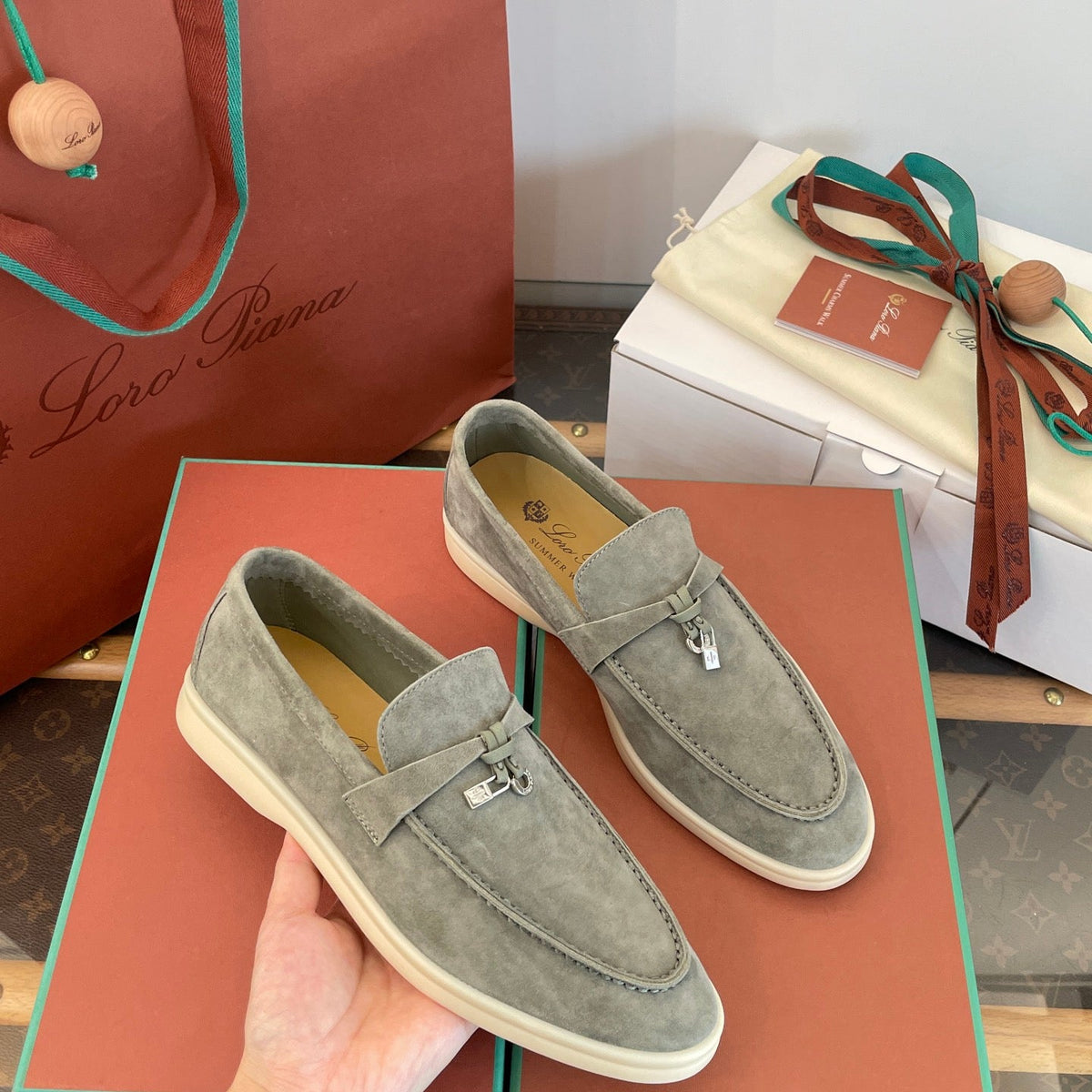 LORO P SUMMER CHARMS LOAFERS