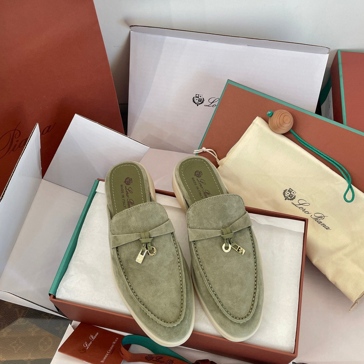 LORO P SUMMER CHARMS LOAFERS
