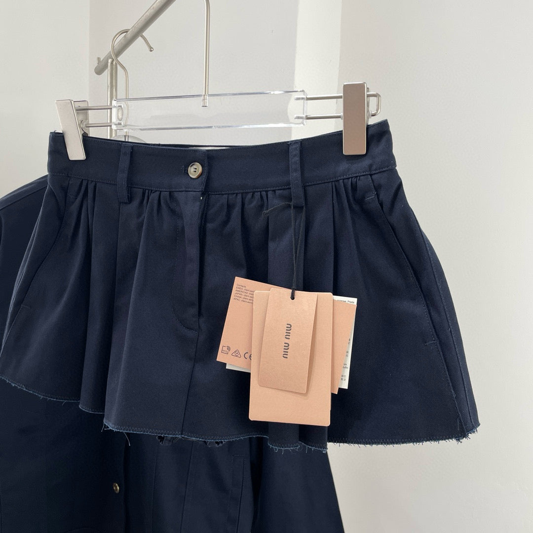 MIU M DENIM SKIRT