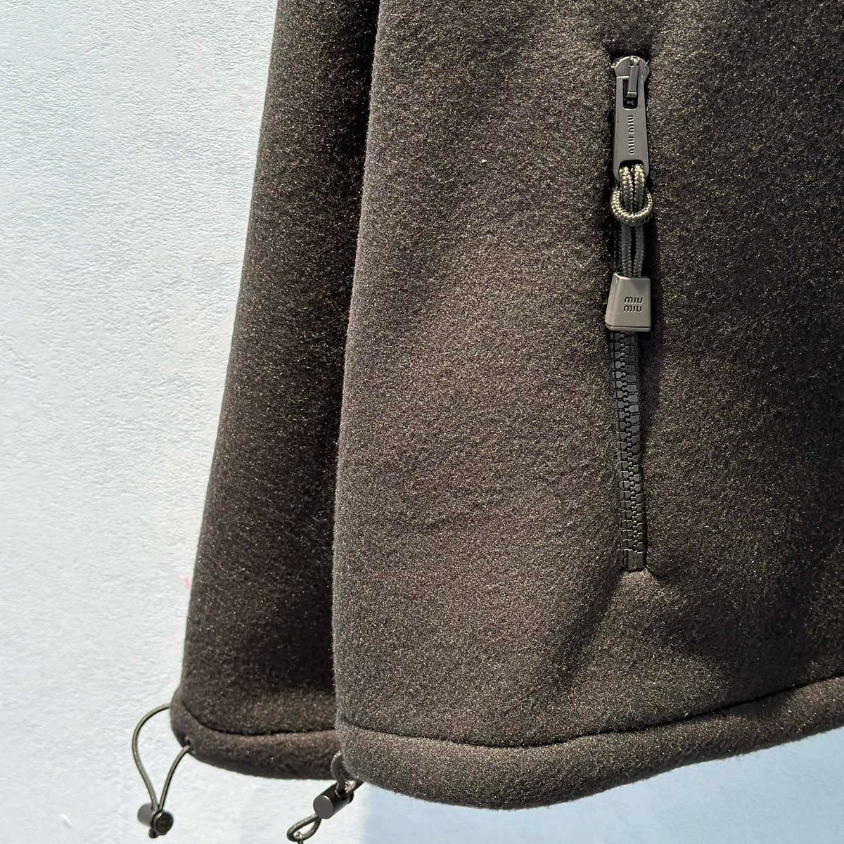 MIU M FLEECE JACKET