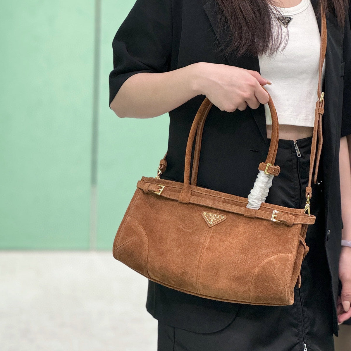 PD MEDIUM LEATHER HANDBAG