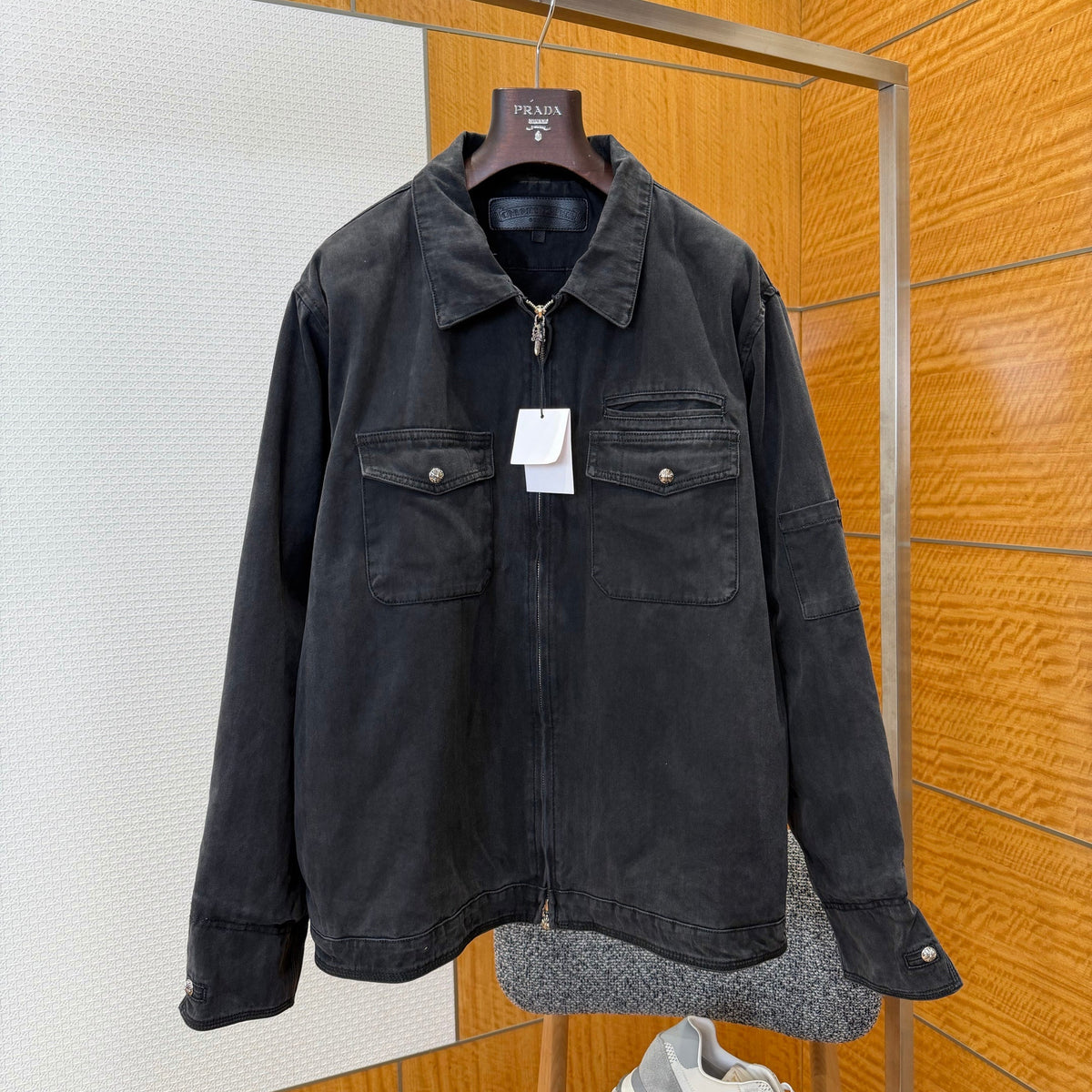 CHROME H DENIM JACKET