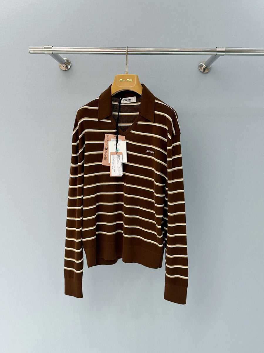 MIU M POLO SHIRT KNITTED
