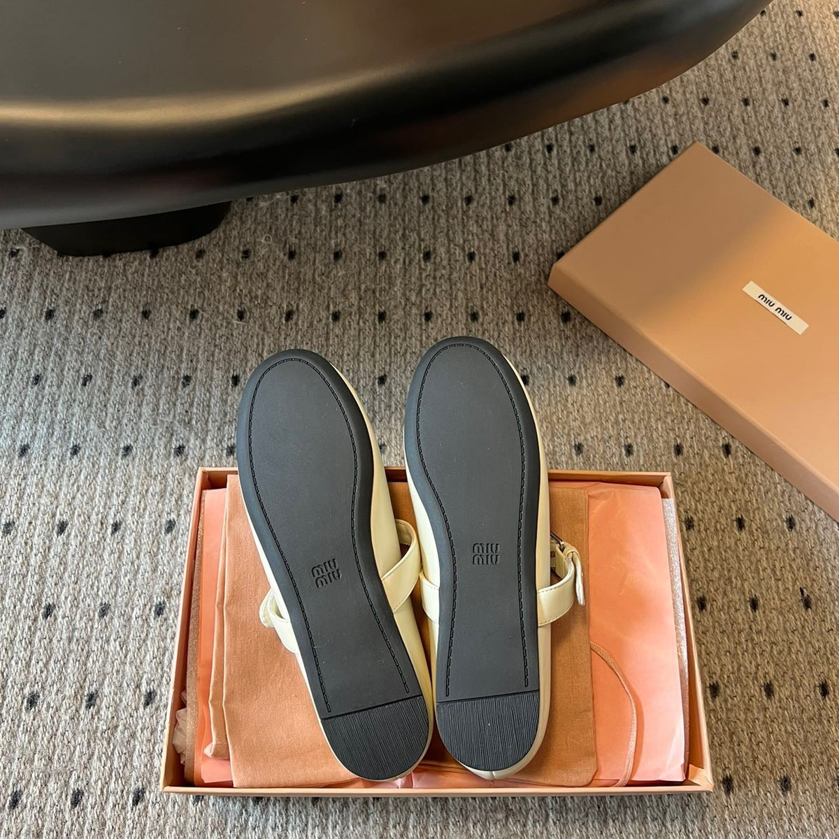 MIU M BALLERINA FLATS