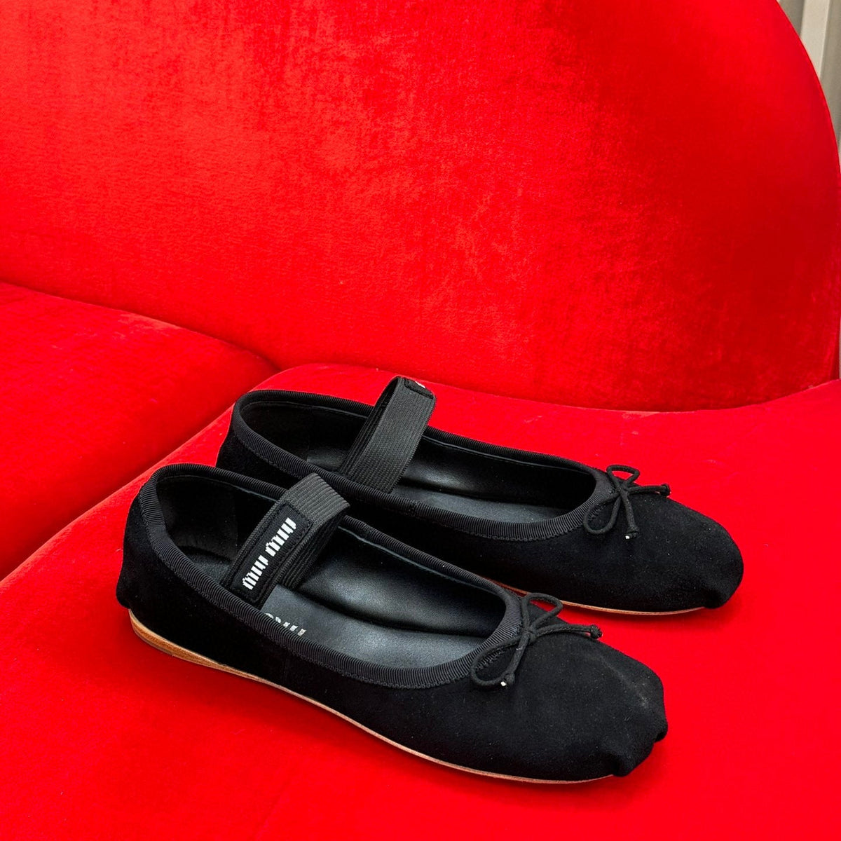 MIU M BALLERINA FLATS