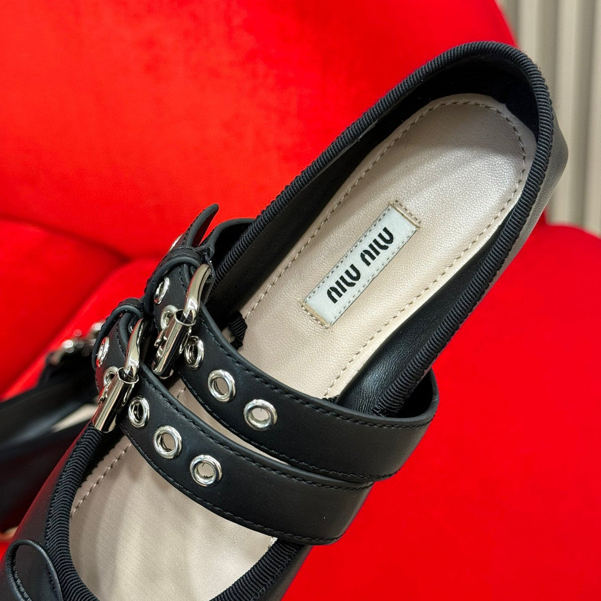 MIU M BALLERINA FLATS
