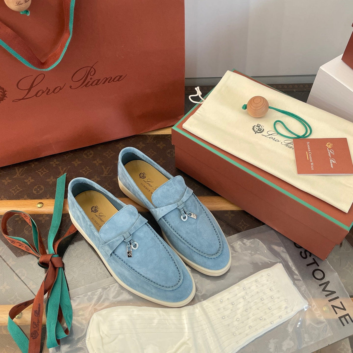 LORO P SUMMER CHARMS LOAFERS