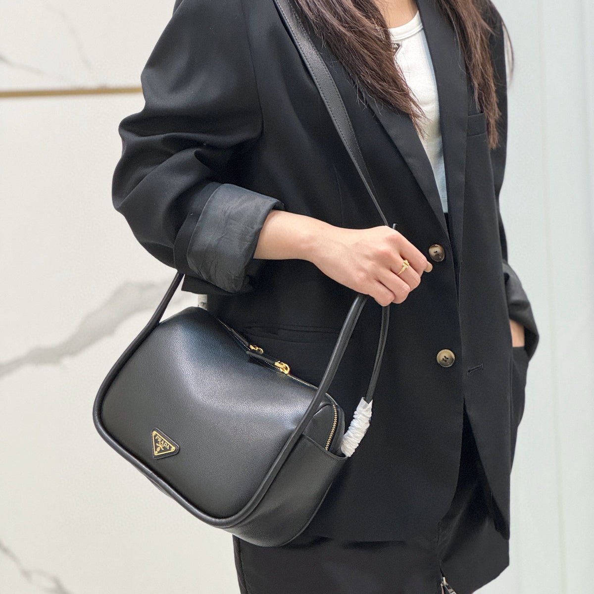 PD LEATHER HANDBAG