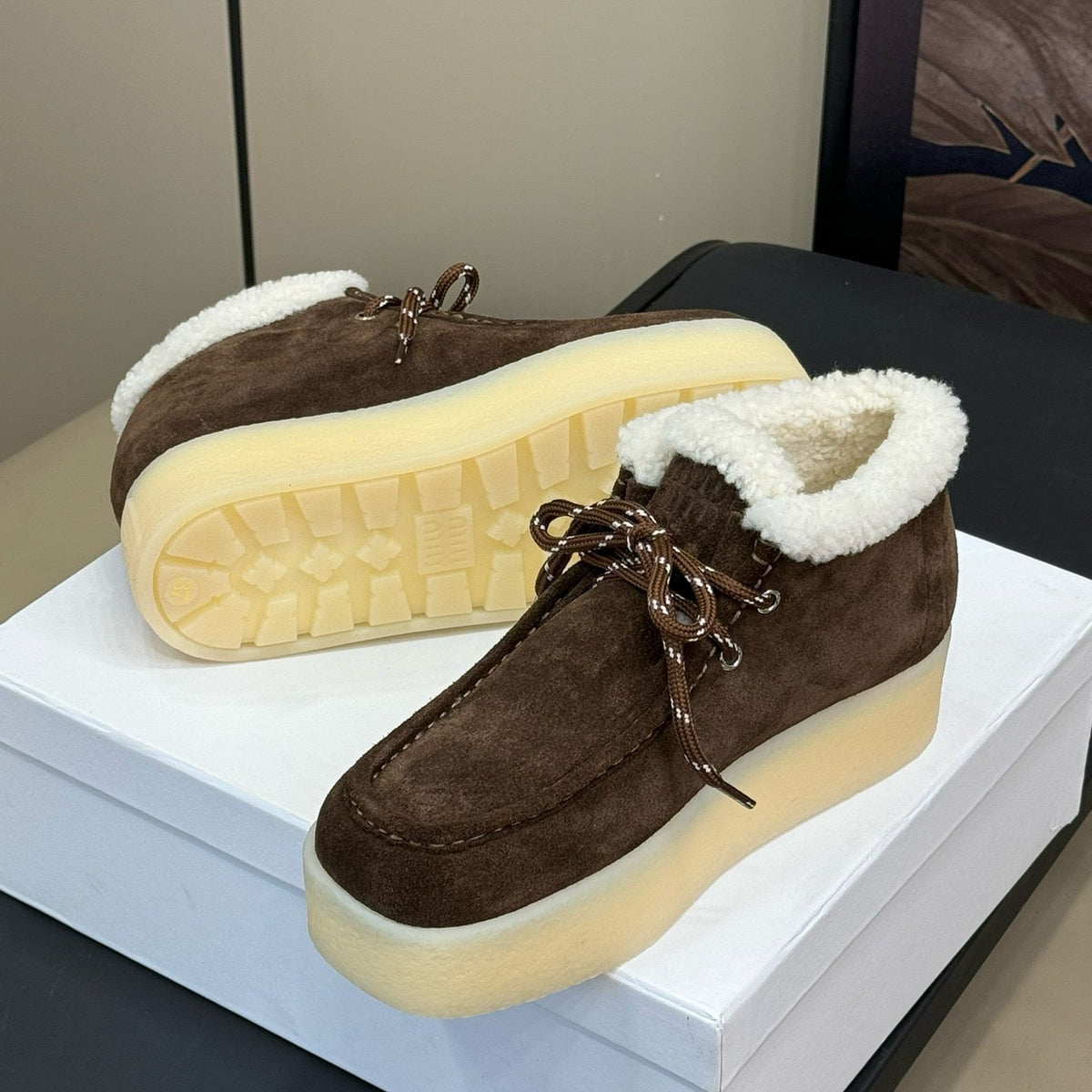 MIU M BOOTS