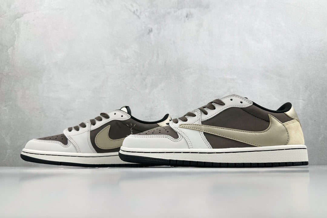 TRAVIS S x JORDAN 1 LOW REVERSE MOCHA