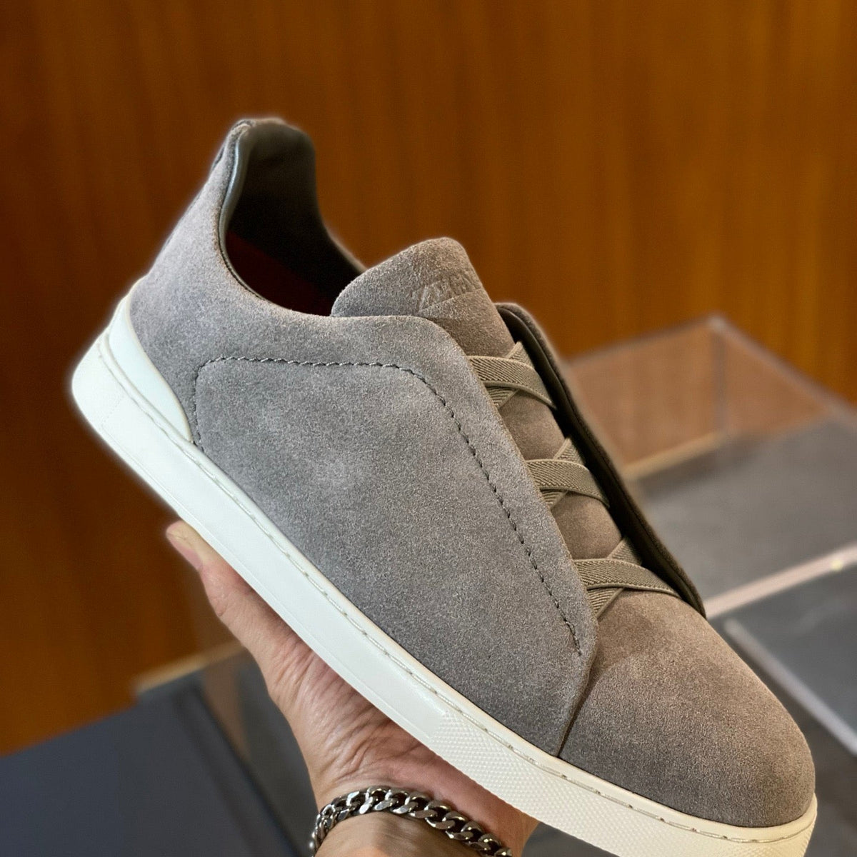 ZEGN TRIPLE STITCH SNEAKER