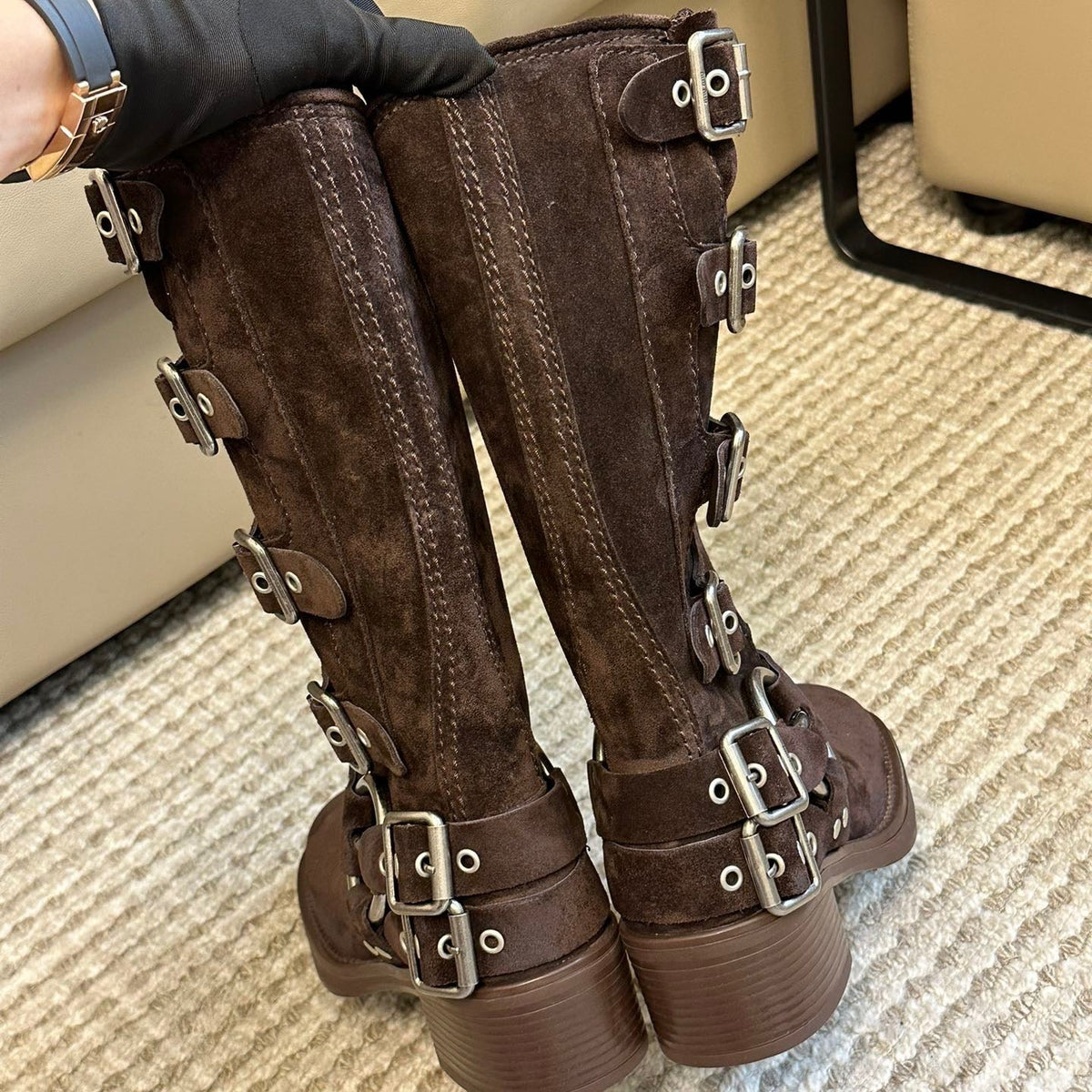 MIU M BOOTS