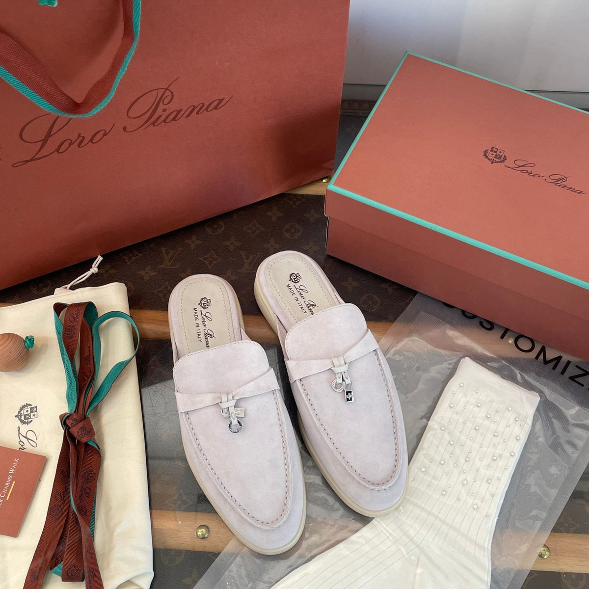 LORO P SUMMER CHARMS LOAFERS