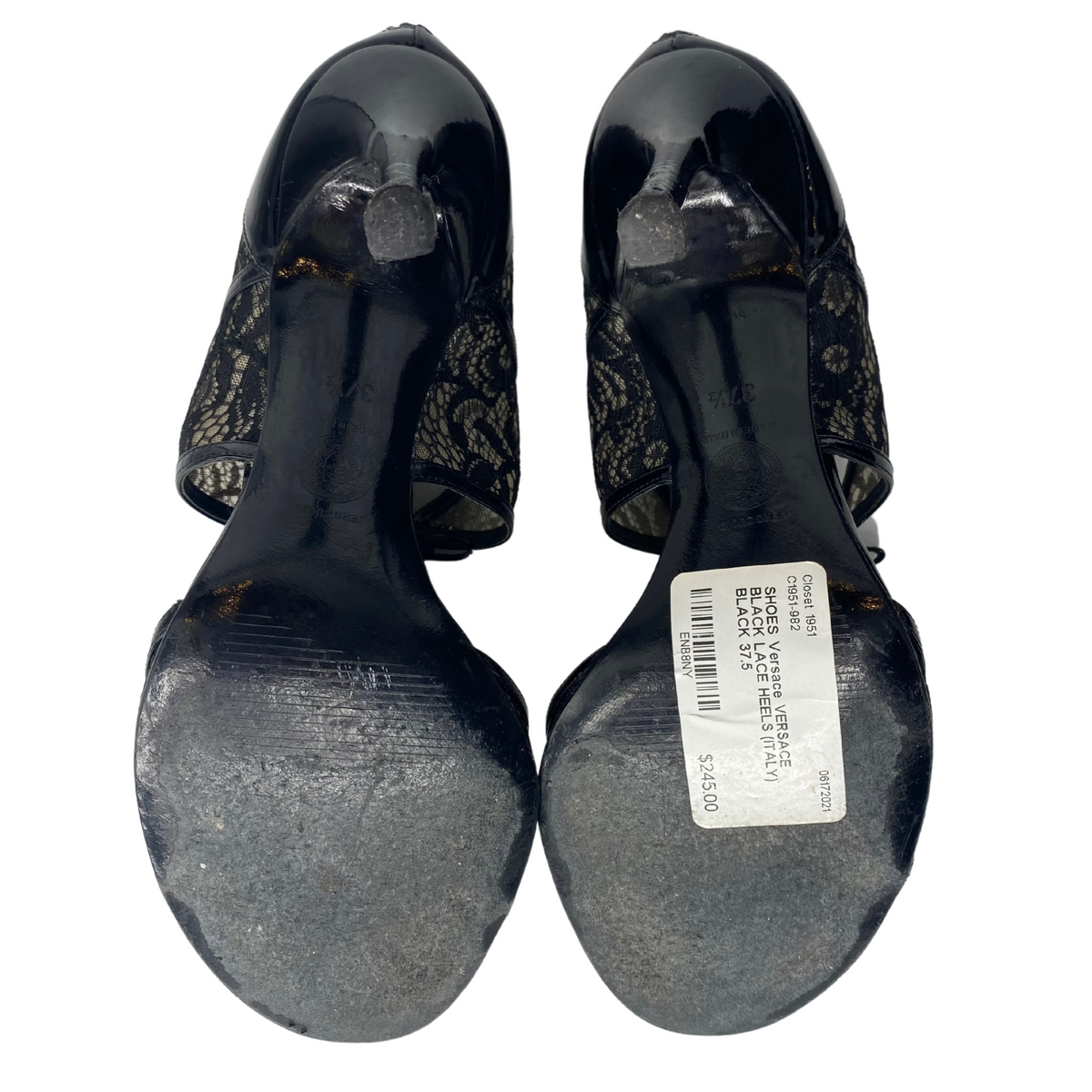 Versace Lace Cage Sandals |US7.5|IT37.5|