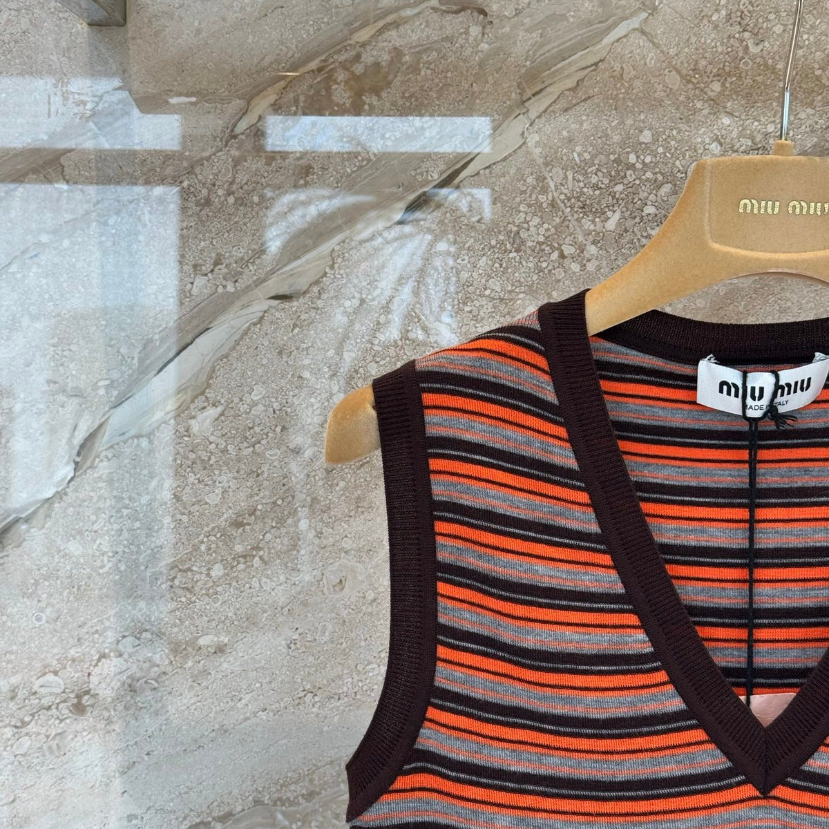 MIU M KNITTED VEST