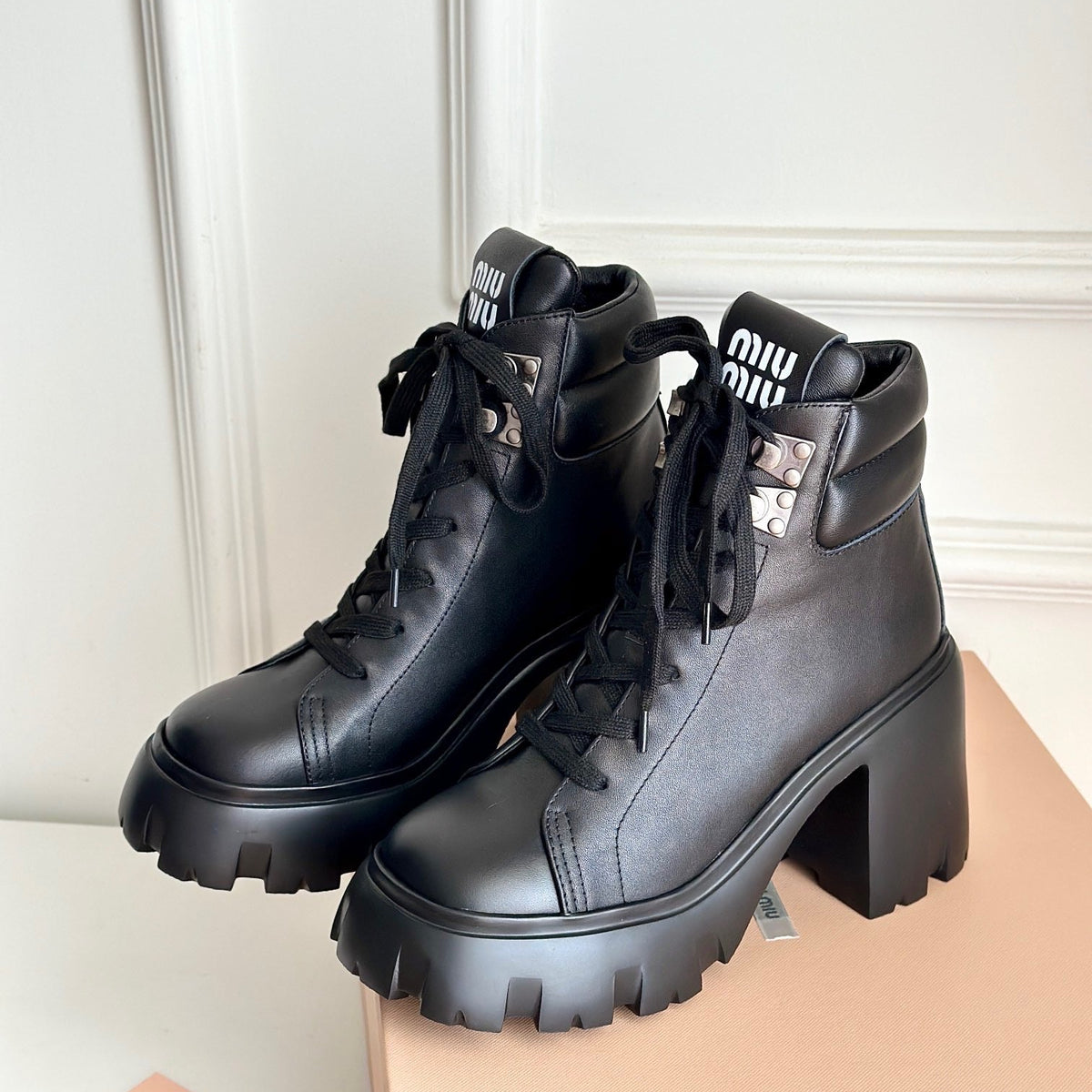 MIU M BOOTS