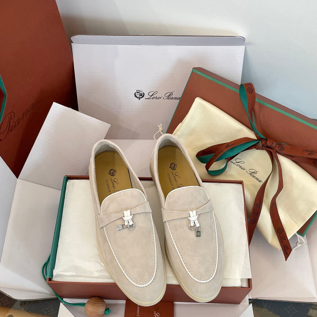 LORO P SUMMER CHARMS LOAFERS