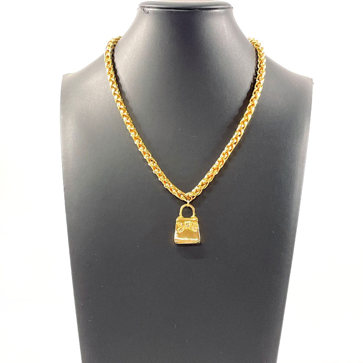 Top quality Fendi Gold Bag Charm Necklace