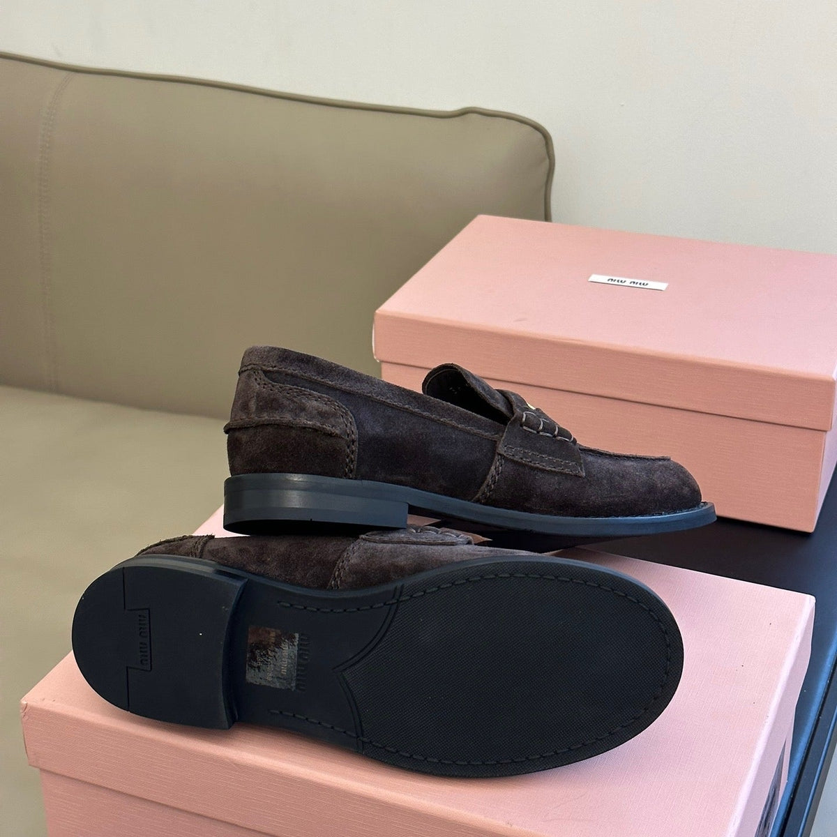MIU M LOAFERS