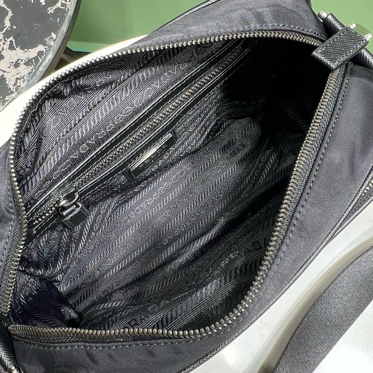 PD SMALL RE-NYLON SHOULDER BAG